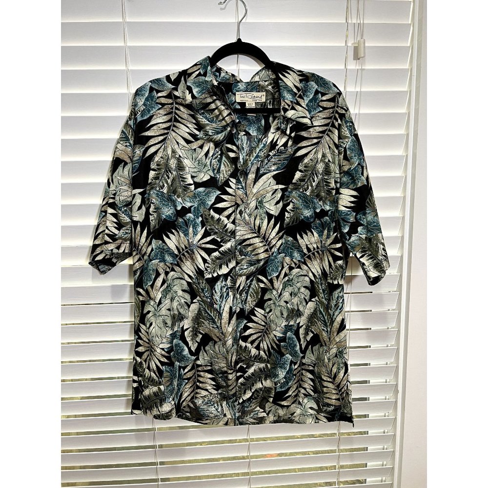 Tori Richard Short Sleeve Floral Button Up Shirt - Size XL